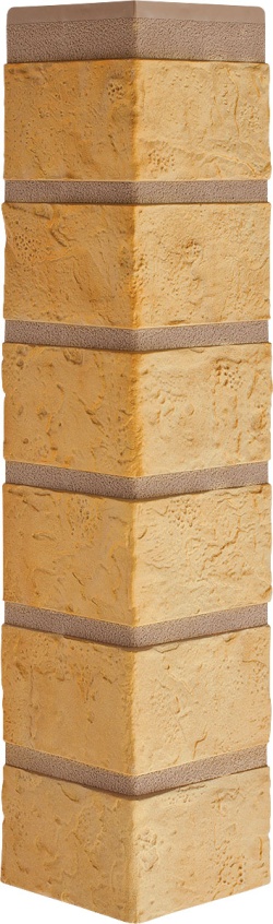 НАРУЖНЫЙ УГОЛ КИРПИЧ, ЦВЕТ ЖЕЛТЫЙ